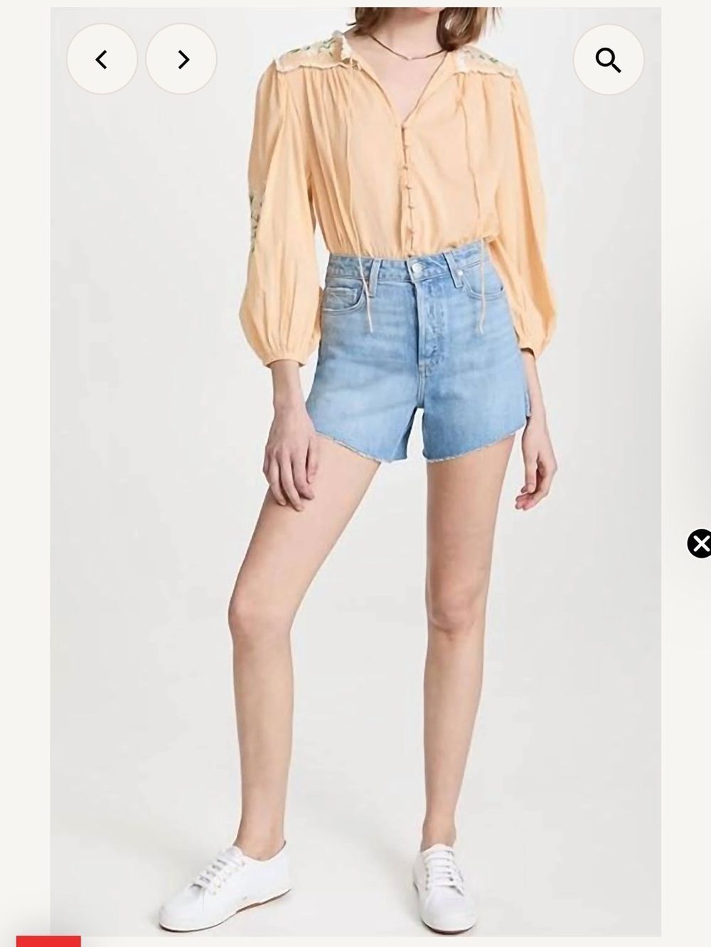 NWT PAIGE NOELLA SHORT Relaxed Cut Off Sz 31 - Picture 12 of 12
